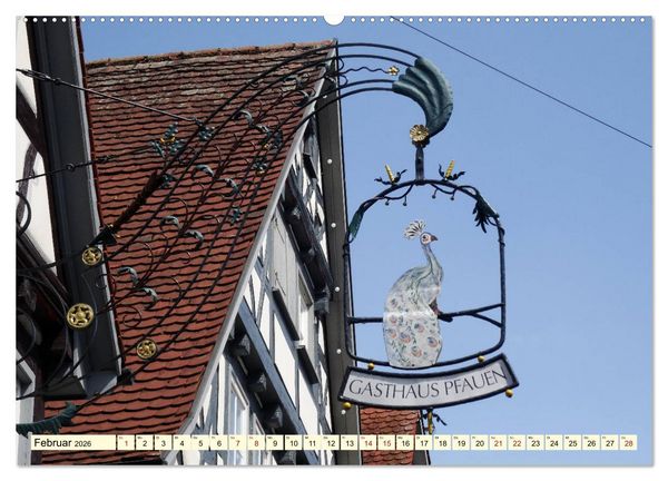 Produktbild: Unterwegs in Schorndorf (hochwertiger Premium Wandkalender 2026 DIN A2 quer), Kunstdruck in Hochglanz
