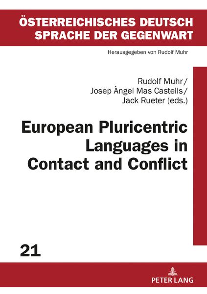 Produktbild: European Pluricentric Languages in Contact and Conflict