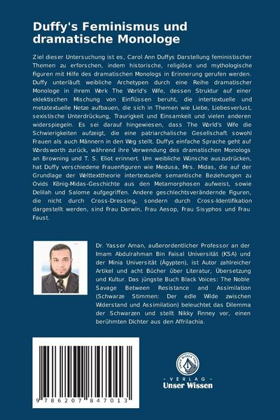 Produktbild: Duffy's Feminismus und dramatische Monologe