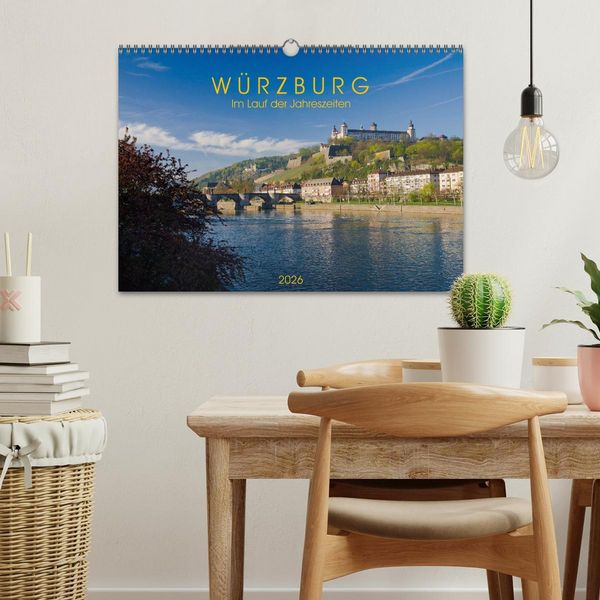 Produktbild: W&uuml;rzburg - Im Lauf der Jahreszeiten (Wandkalender 2026 DIN A3 quer), CALVENDO Monatskalender