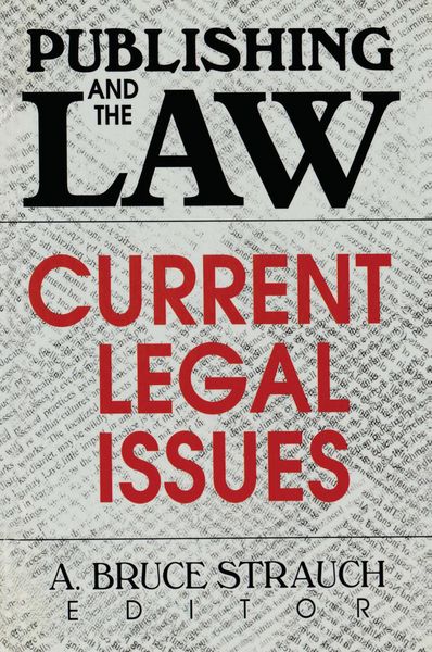 Produktbild: Publishing and the Law