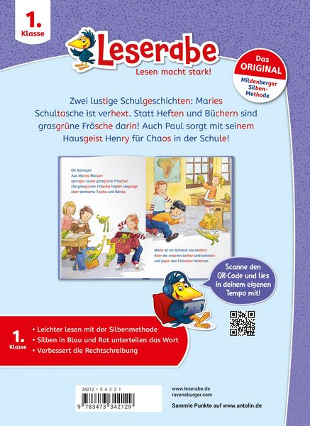 Produktbild: Leserabe Sonderausgaben - Schulgeschichten f&uuml;r Erstleser