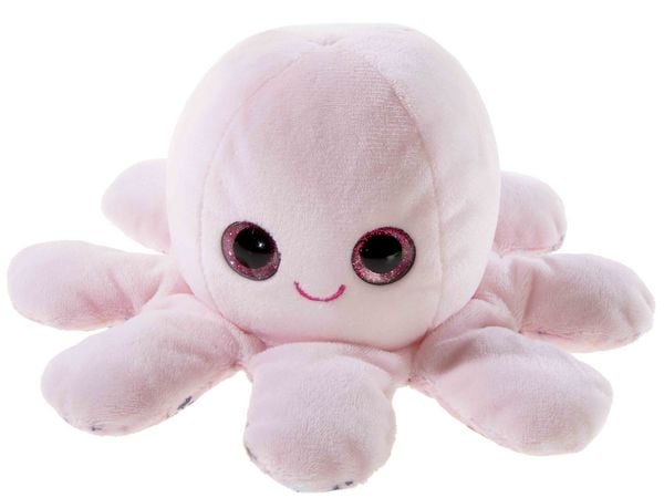Heunec 323957 - Oktopus, Plüschtier, rosa, 18cm
