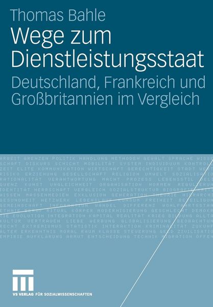Produktbild: Wege zum Dienstleistungsstaat