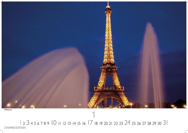 Produktbild: Paris Kalender 2027 &ndash; Wandkalender | Fotokalender Frankreich 24x35cm - Entdecken Sie den faszinierenden Charme von Paris &ndash; mit beeindruckenden Fotos