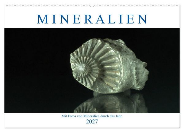 Produktbild: Mineralien (Wandkalender 2027 DIN A2 quer), CALVENDO Monatskalender