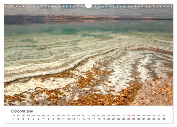 Produktbild: Jordan Sand, Stone and Salt (Wall Calendar 2026 DIN A3 landscape), CALVENDO 12 Month Wall Calendar