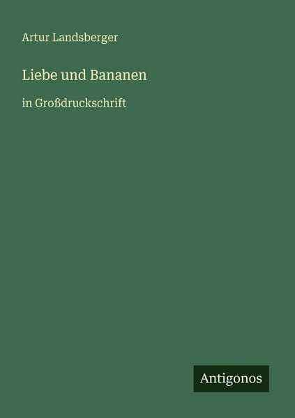 Produktbild: Liebe und Bananen