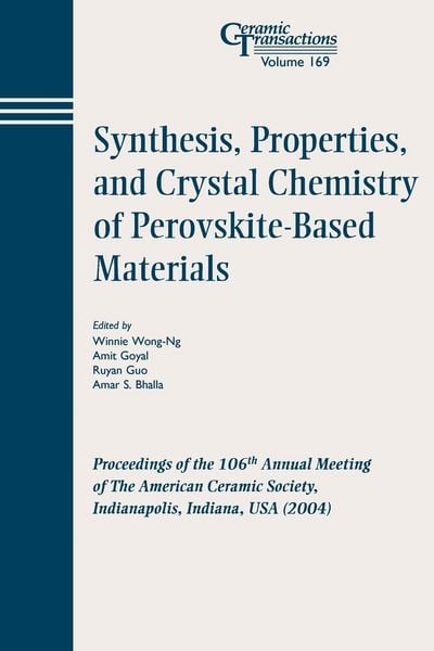 Produktbild: Synthesis, Properties, and Crystal Chemistry of Perovskite-Based Materials