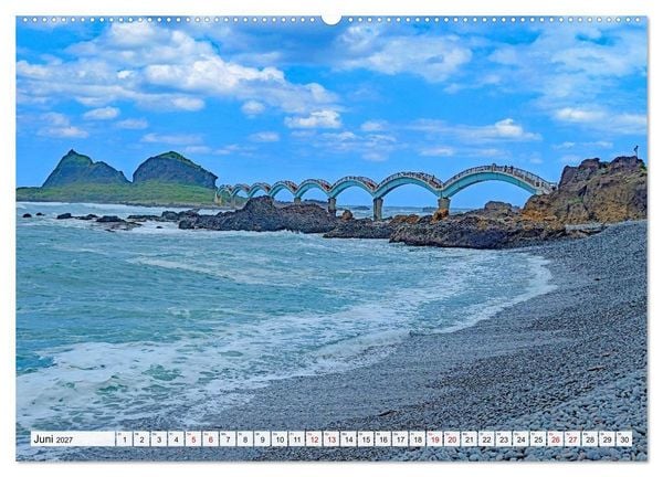 Produktbild: Taiwan &ndash; Entdeckungsreise durch eine verborgene Perle (hochwertiger Premium Wandkalender 2027 DIN A2 quer), Kunstdruck in Hochglanz