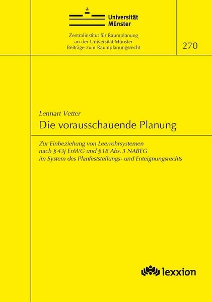 Produktbild: Die vorausschauende Planung