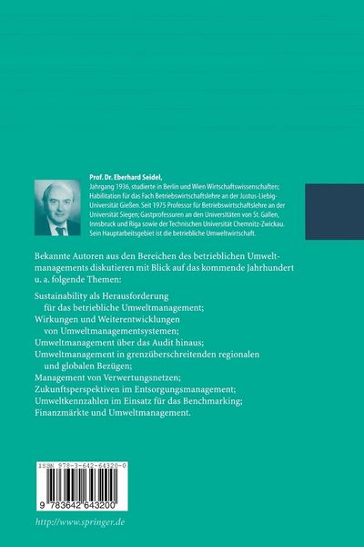 Produktbild: Betriebliches Umweltmanagement im 21. Jahrhundert