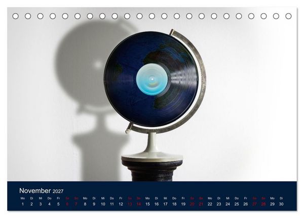 Produktbild: Vinyl im Fokus (Tischkalender 2027 DIN A5 quer), CALVENDO Monatskalender