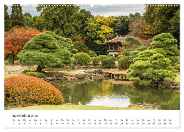 Produktbild: Jardiner au Japon (Calendrier mural 2026 DIN A2 vertical) calendrier de bureau