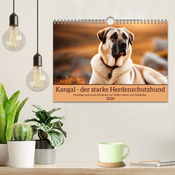 Produktbild: Kangal - der starke Herdenschutzhund (Wandkalender 2026 DIN A4 quer), CALVENDO Monatskalender