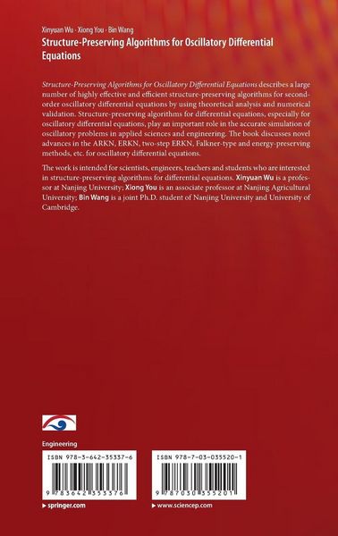 Produktbild: Structure-Preserving Algorithms for Oscillatory Differential Equations