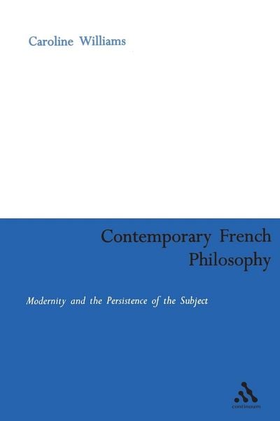 Produktbild: Contemporary French Philosophy