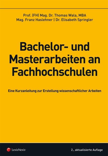 Produktbild: Bachelor- und Masterarbeiten an Fachhochschulen