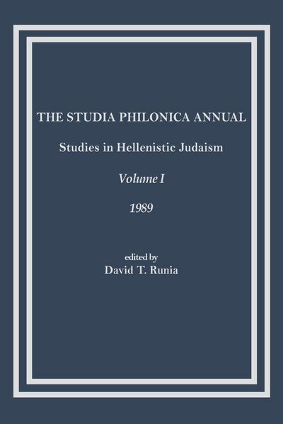 Produktbild: The Studia Philonica Annual