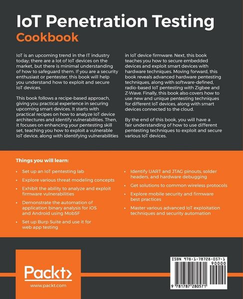 Produktbild: IoT Penetration Testing Cookbook