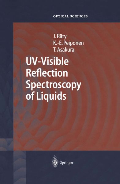 Produktbild: UV-Visible Reflection Spectroscopy of Liquids
