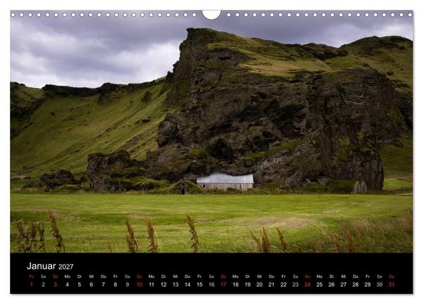 Produktbild: Island (Wandkalender 2027 DIN A3 quer), CALVENDO Monatskalender