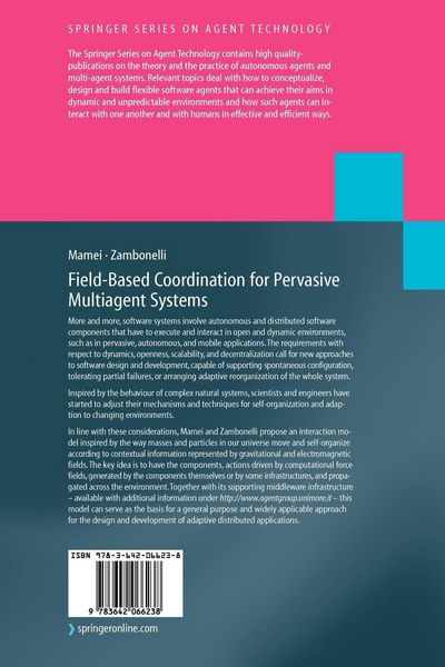 Produktbild: Field-Based Coordination for Pervasive Multiagent Systems