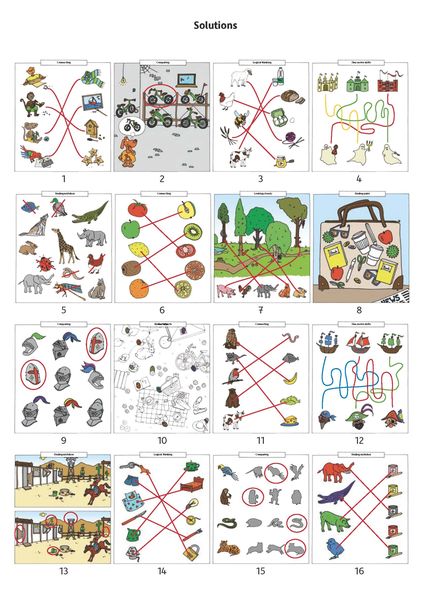 Kindergarten Activity Book from age 4 years - Line Tracing, connect-the-dots, spot the difference - for kids, boy and girl