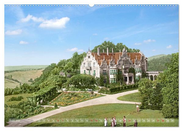 Produktbild: Th&uuml;ringen um das Jahr 1900 &ndash; Fotos neu restauriert und detailcoloriert. (Wandkalender 2026 DIN A2 quer), CALVENDO Monatskalender