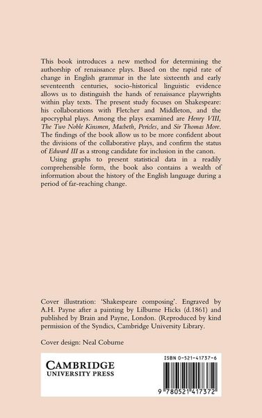 Produktbild: The Authorship of Shakespeare's Plays