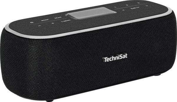 Produktbild: TechniSat DIGITRADIO BT 1 Tischradio DAB+, UKW AUX, Bluetooth&reg; Freisprechfunktion, Inkl. Mikrofon, Weckfunktion, wiederaufladbar Schwarz