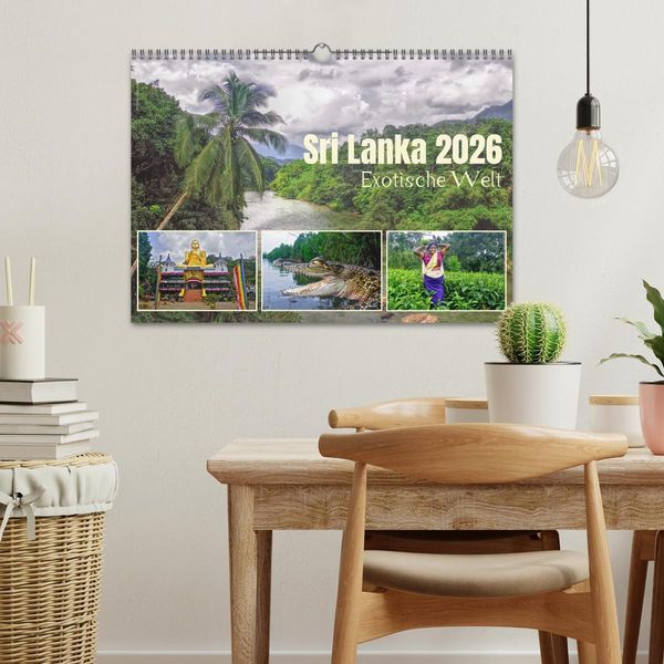 Produktbild: Sri Lanka 2026 &ndash; Exotische Welt (Wandkalender 2026 DIN A3 quer), CALVENDO Monatskalender