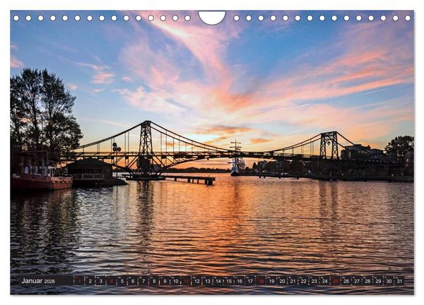 Produktbild: Wilhelmshaven, maritime Bilderreise (Wandkalender 2026 DIN A4 quer), CALVENDO Monatskalender