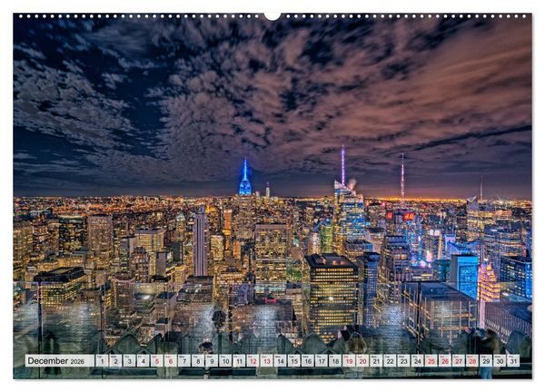 Produktbild: New York City Perspectives (High Quality Premium Wall Calendar 2026 DIN A2 landscape),CALVENDO 12 Month Wall Calendar