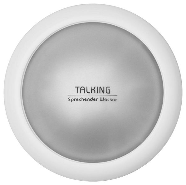 Produktbild: TFA Dostmann 60.2565.54 Funk Wecker Silber Alarmzeiten 1