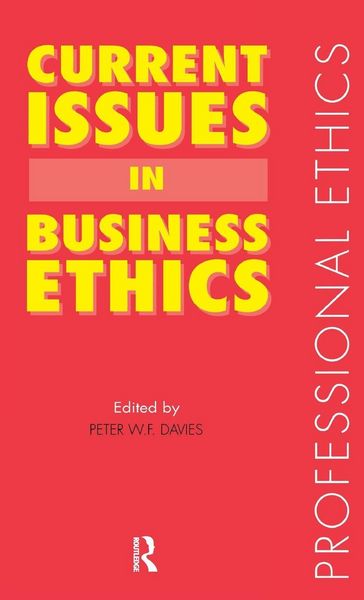 Produktbild: Current Issues in Business Ethics