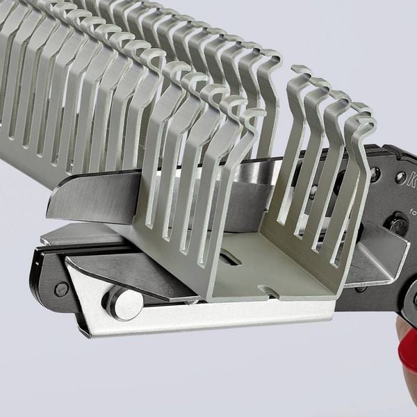 Produktbild: Knipex 95 02 21 Kunststoffschere Geeignet f&uuml;r (Abisoliertechnik) Kabelkan&auml;le 4mm