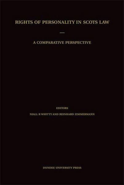 Produktbild: Rights of Personality in Scots Law