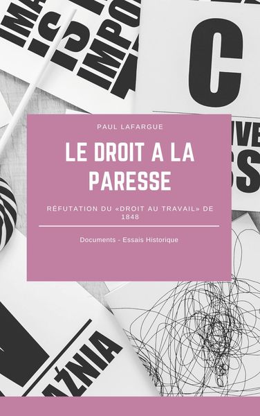 Produktbild: Le droit &agrave; la paresse