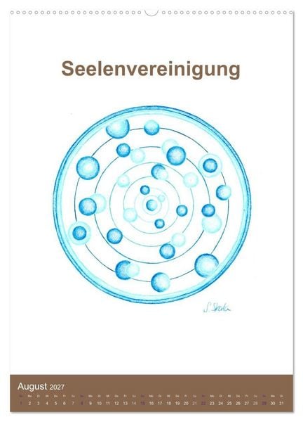 Produktbild: Delfinheilsymbole (Wandkalender 2027 DIN A2 hoch), CALVENDO Monatskalender