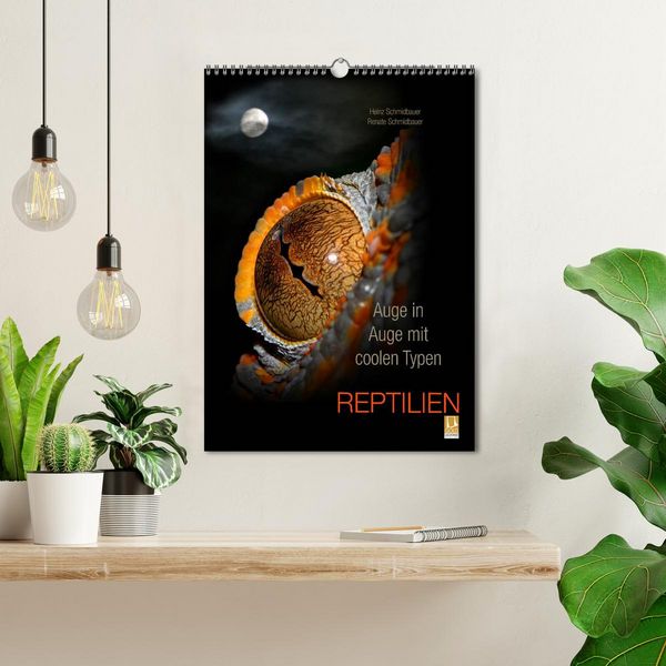 Produktbild: Auge in Auge mit coolen Typen - REPTILIEN (Wandkalender 2026 DIN A3 hoch), CALVENDO Monatskalender