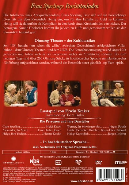 Produktbild: Ohnsorg Theater - Frau Sperlings Rarit&auml;tenladen