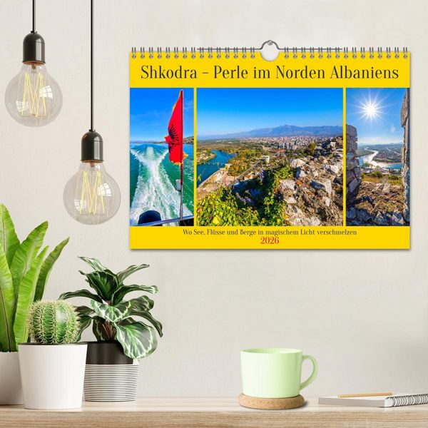 Produktbild: Shkodra &ndash; Perle im Norden Albaniens (Wandkalender 2026 DIN A4 quer), CALVENDO Monatskalender