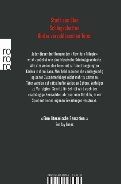 Produktbild: Die New-York-Trilogie