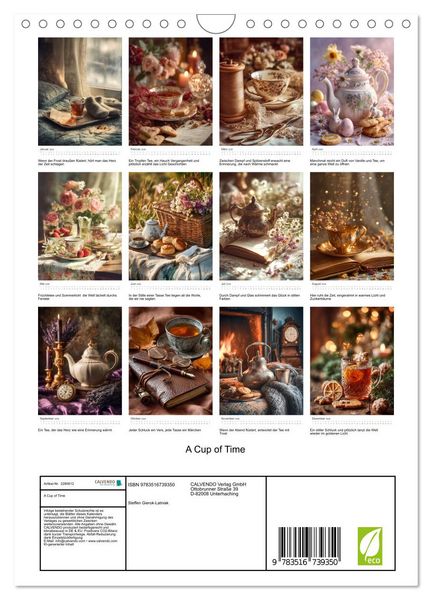 Produktbild: A Cup of Time (Wandkalender 2026 DIN A4 hoch), CALVENDO Monatskalender
