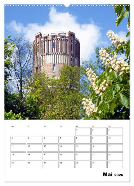 Produktbild: L&uuml;neburg, von der sch&ouml;nsten Seite (Wandkalender 2026 DIN A2 hoch), CALVENDO Monatskalender