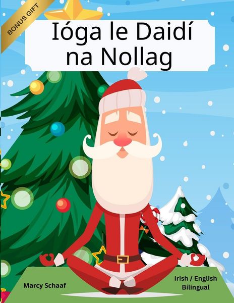 Produktbild: I&oacute;ga le Daid&iacute; na Nollag (Irish / English Bilingual) Yoga with Santa