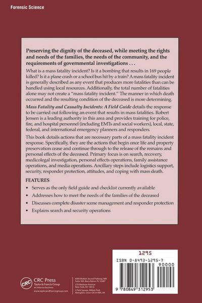 Produktbild: Mass Fatality and Casualty Incidents
