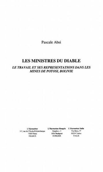 Produktbild: Les ministres du diable