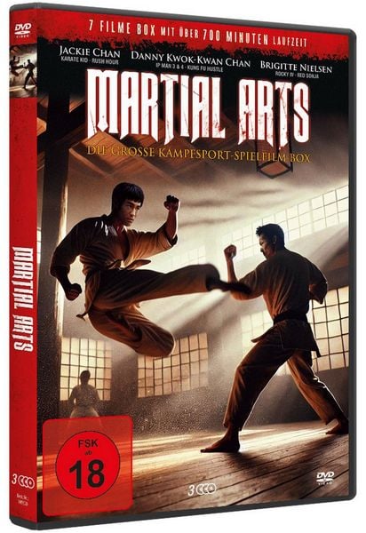Produktbild: Martial Arts - Die grosse Kampfsport-Spielfilm Box [3 DVDs]